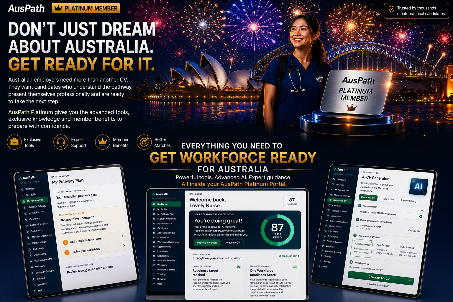 AusPath Platinum candidate preparation portal